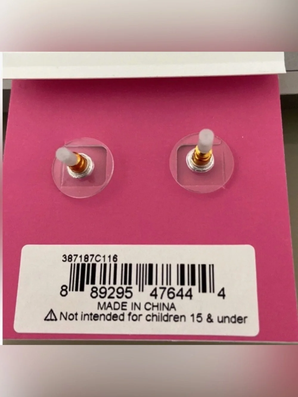 BETSEY JOHNSON Gold Safety Pin & Crystals & Pearls Ltd Edition Earrings NEW NWT